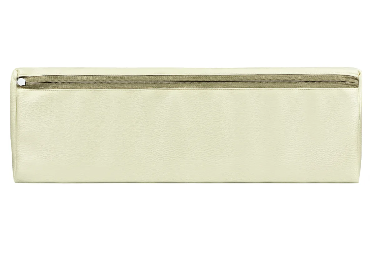 Масажний полувалик EasyFit медичний кожзам 45х16х8 см бежевий