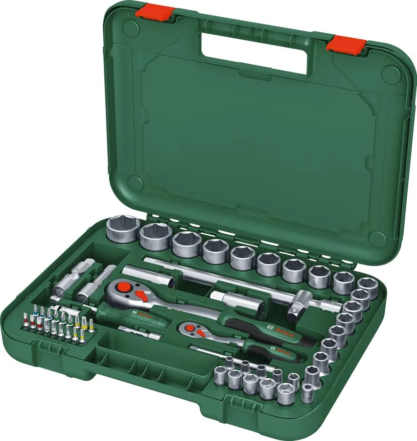 Набір торцевих головок Bosch, 1/2",з тріскачкою 25шт