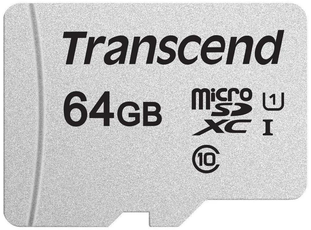 Карта пам'яті Transcend microSD   64GB C10 UHS-I R100/W20MB/s