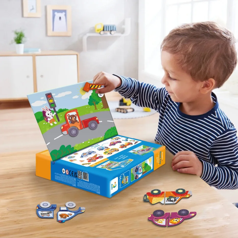 Магнітна гра DoDo Toys магнітна дошка 36 магнітів для дітей від 3 років і старше