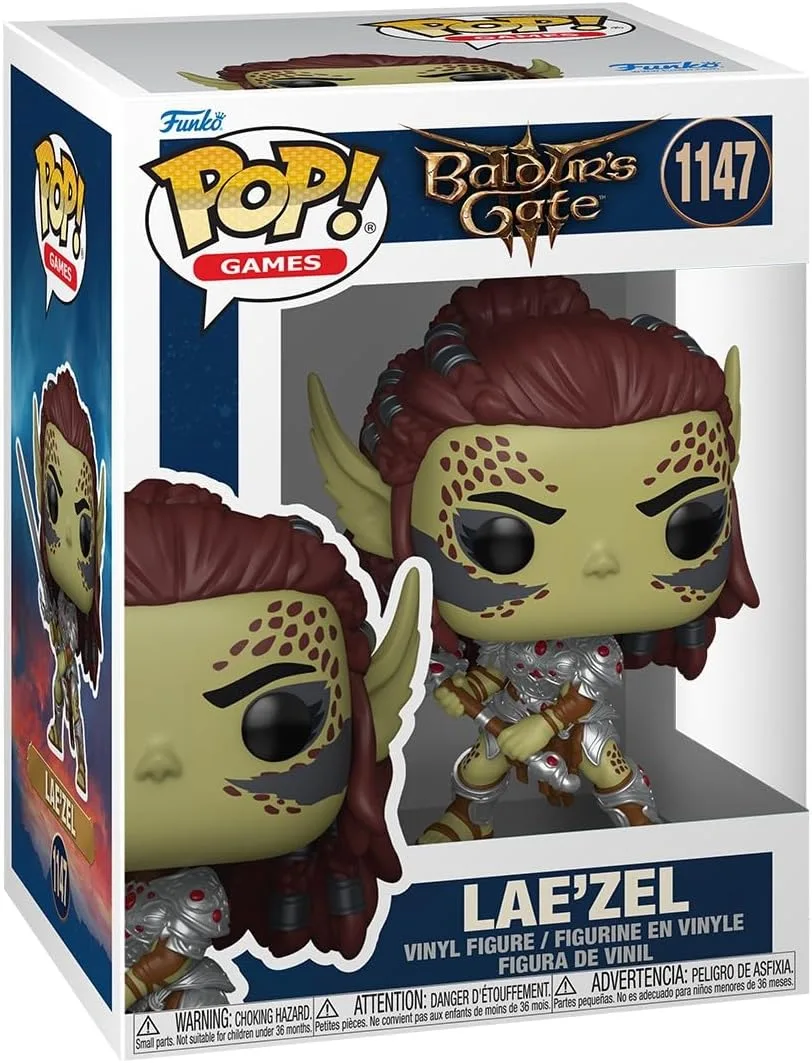 Фігурка Funko POP вініл 10 см Baldur's Gate 3 Lae'zel з мечем