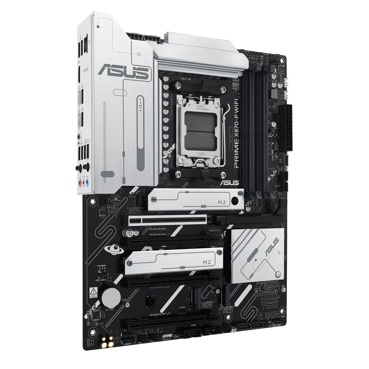 Материнcька плата ASUS PRIME X870-P WIFI sAM5 X870 4xDDR5 M.2 HDMI Wi-Fi BT ATX
