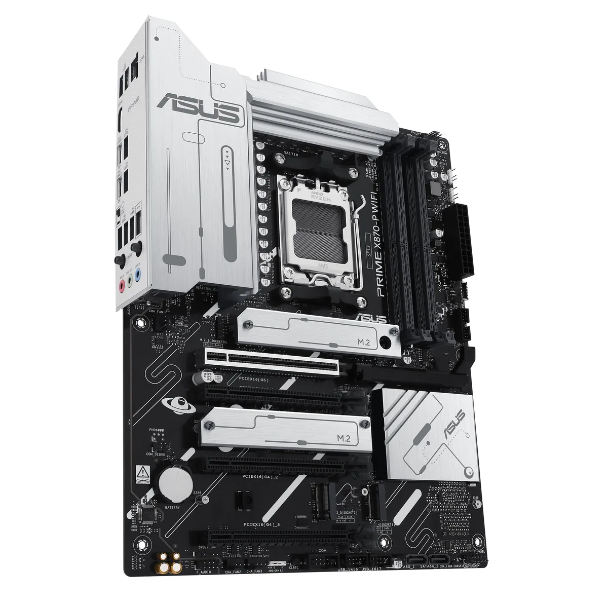 Материнcька плата ASUS PRIME X870-P WIFI sAM5 X870 4xDDR5 M.2 HDMI Wi-Fi BT ATX