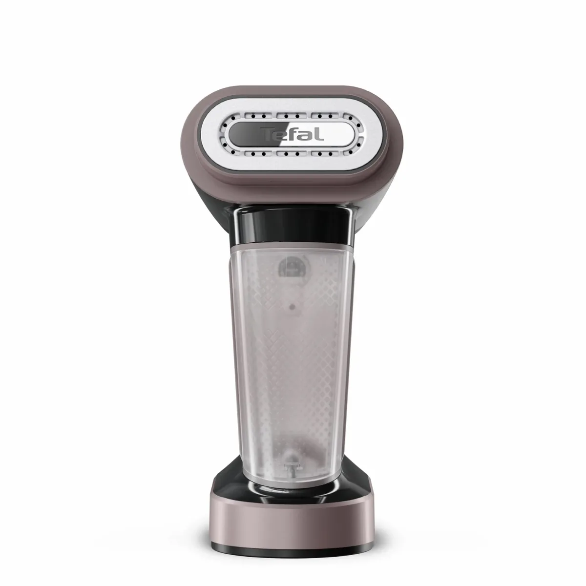 Парогенератор Tefal компактний Pure Force 3в1, 1800Вт, 180мл, постійна подача пари - 35гр, керамічна підошва, чорний з рожевими ак