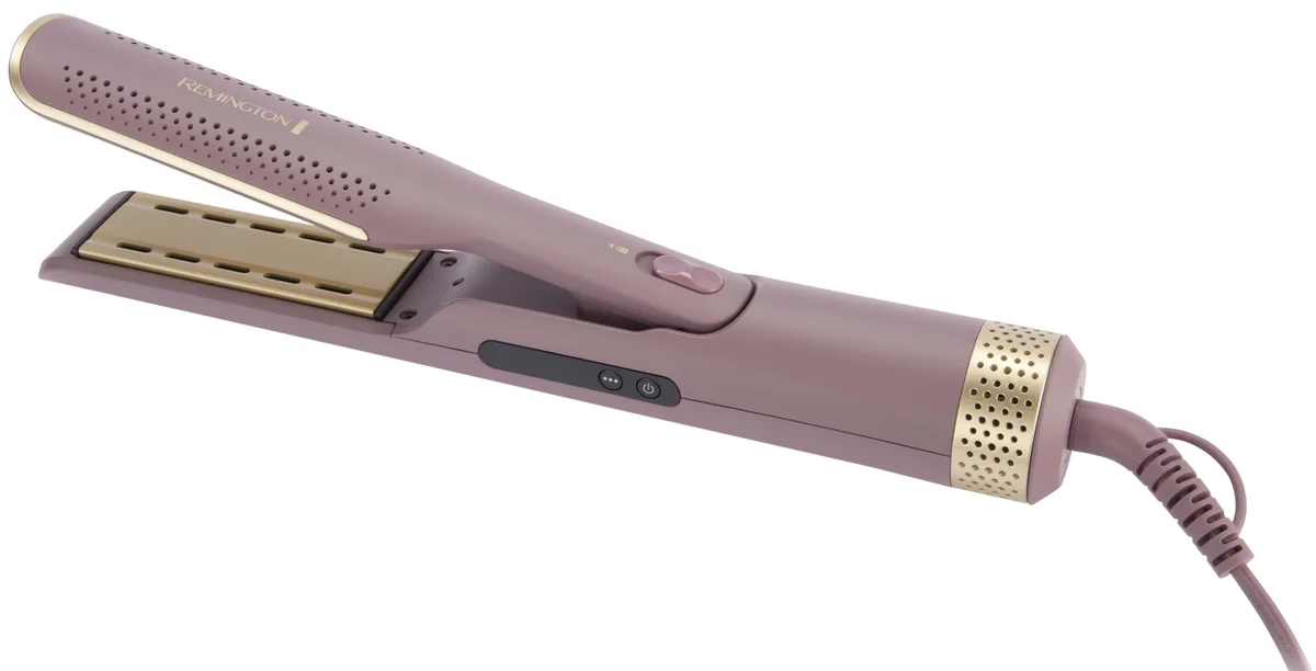 Стайлер Remington AIRvive, 135 Вт, 2 температурних режими (140-190°C), термокилимок, керамічне покриття, рожево-золотистий.
