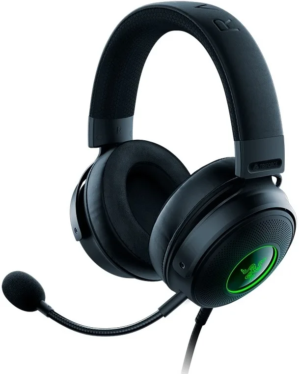 Гарнітура ігрова Razer Kraken V3, 7.1, USB-A, RGB, 2м, чорний