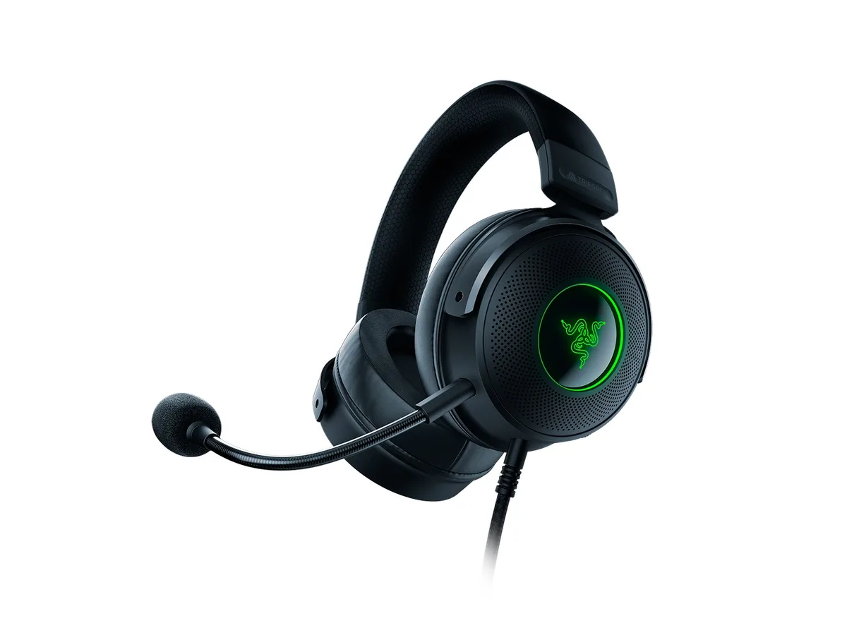 Гарнітура ігрова Razer Kraken V3, 7.1, USB-A, RGB, 2м, чорний
