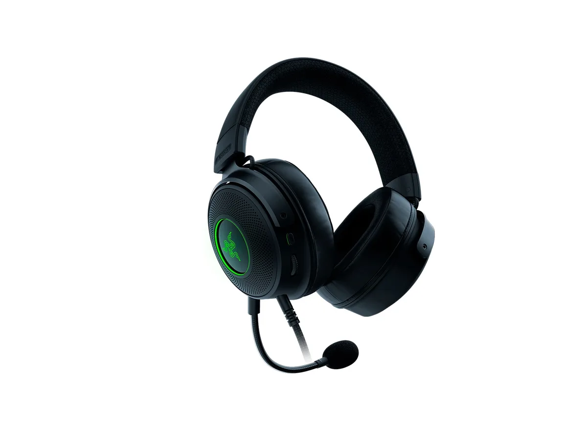 Гарнітура ігрова Razer Kraken V3, 7.1, USB-A, RGB, 2м, чорний