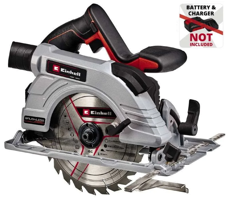 Акумуляторна дискова пила Einhell Professional TE-CS 18/190LI BL, 18В, 190х20мм, 3.23кг (без батареї та зарядного пристрою)