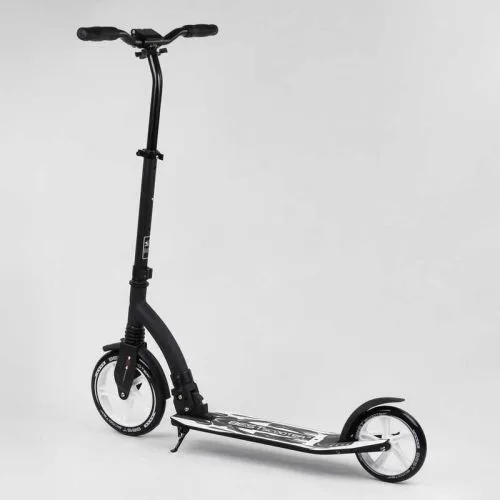 Двоколісний самокат Best Scooter з амортизатором та широким кермом для дітей та підлітків.