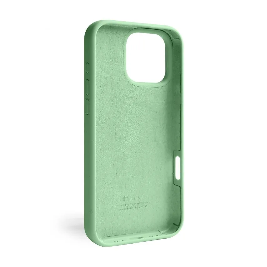 Чохол Silicone Case для Apple iPhone 16 Pro Max силіконовий зелений