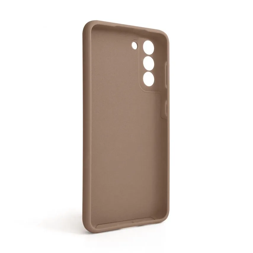 Чохол силіконовий для Samsung S21 2021 бежевий