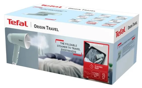 Паровой утюг Tefal 1200 Вт 20 г/мин Белый 16,5х8,6х24,4 см