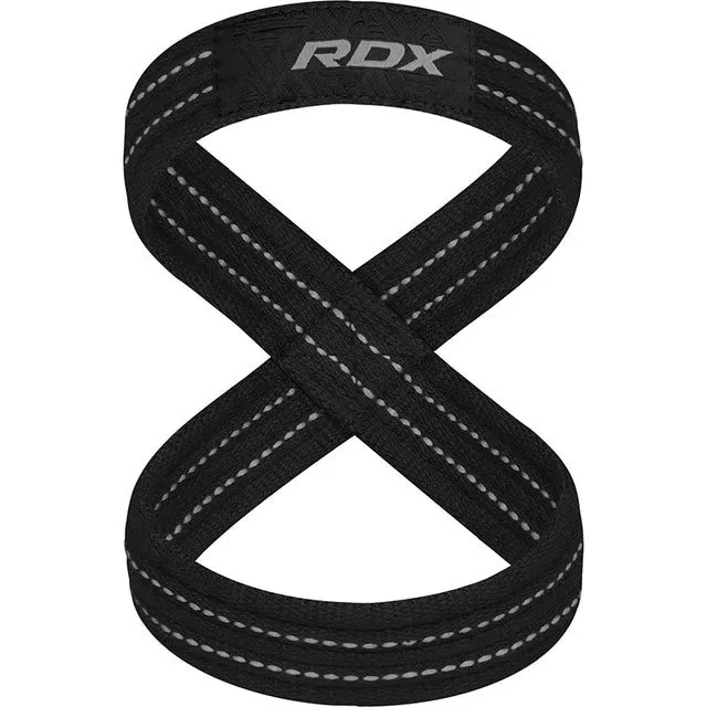 Силові ремені RDX Gym Лямки-петлі Бавовна 150 кг Сірі