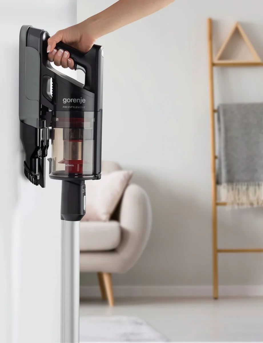 Безпровідний вертикальний пилосос Gorenje SVC252FMBK