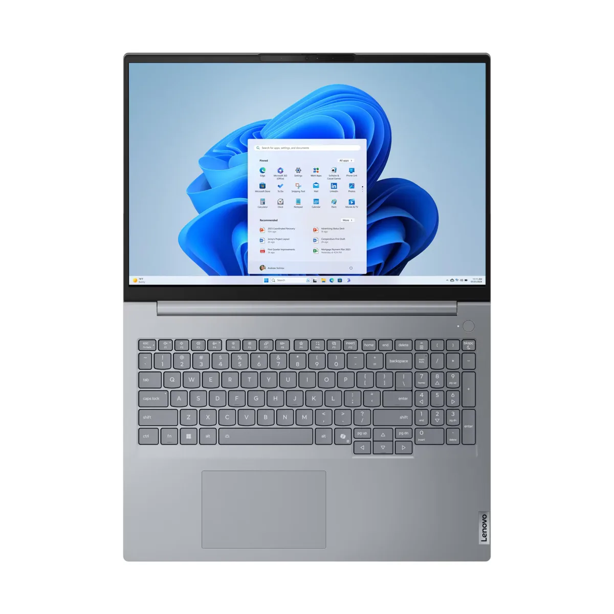 Ноутбук Lenovo ThinkBook 16-G8 16" WUXGA IPS AG, Intel U5-225U, 16GB, F512GB, UMA, DOS, сірий