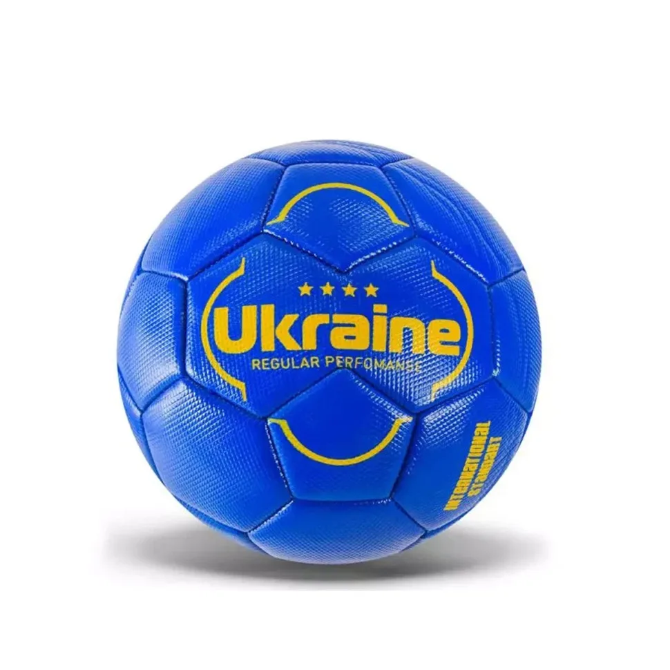 Дитячий футбольний м'яч ProDobro PU 3 синій 280 грамів