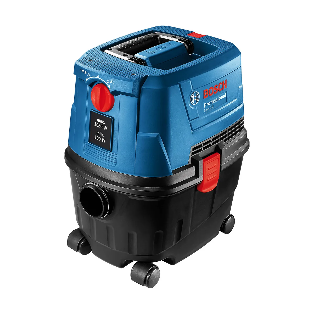 Професійний пилосос Bosch Professional GAS 15 PS, 1100 Вт, 220 мБар, контейнер на 15 л, вага 8 кг.