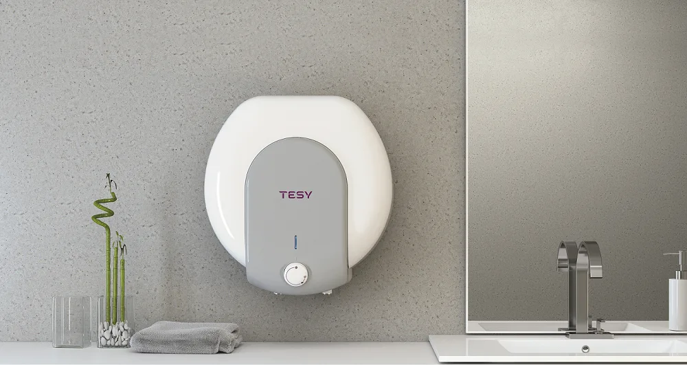 Електричний водонагрівач TESY Bilight Compact 15A GCA 1520 L52 RC, об'ємом 15 л, потужністю 2 кВт, для встановлення над мийкою, з