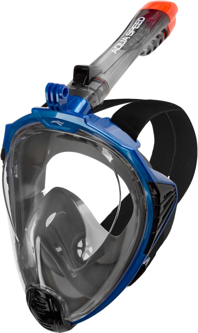 Повнолицьова маска Aqua Speed силікон S/M чорна синя