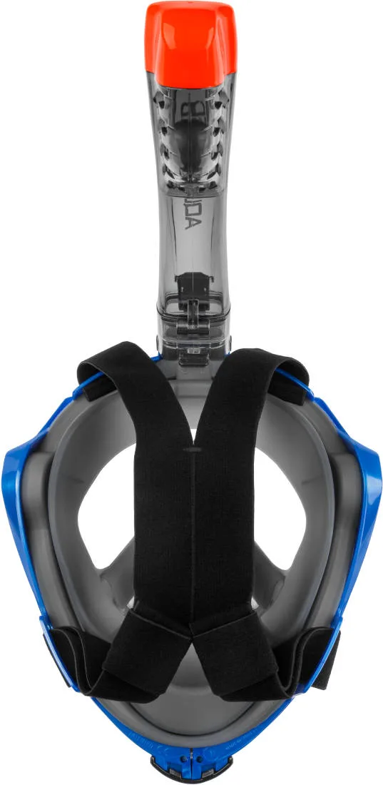 Полнофасонная маска Aqua Speed силикон S/M черная синяя