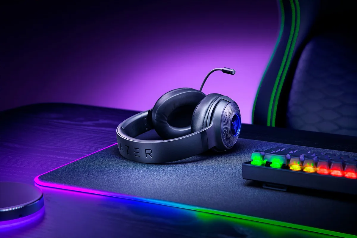 Гарнітура ігрова Razer Kraken V3 X, 7.1, USB-A, RGB, 1.8м, чорний