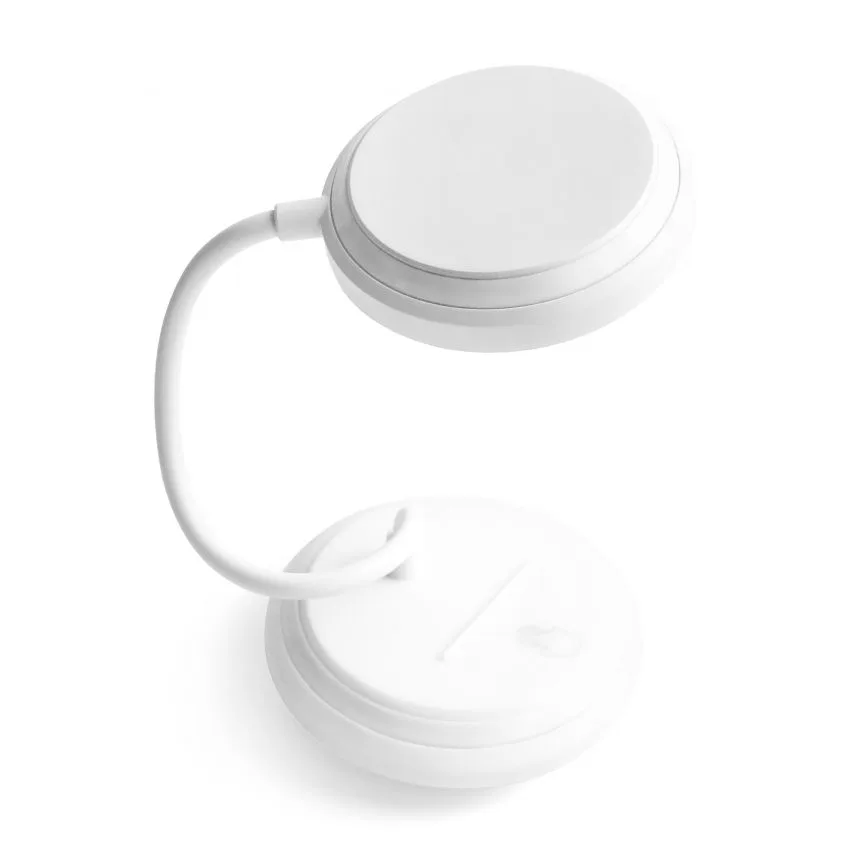 Настільна LED лампа 400mAh 6000K пластикова біла