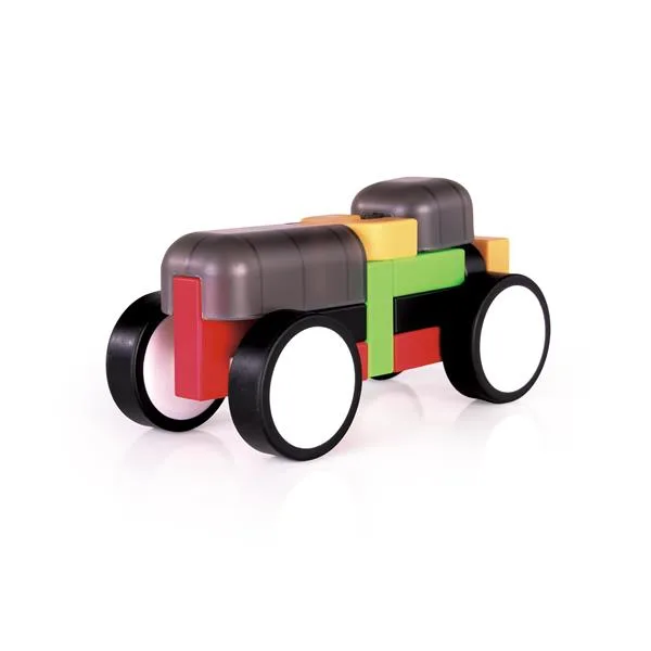 Конструктор Guidecraft IO Blocks 48 деталей різнокольоровий пластик 23х23х11 см