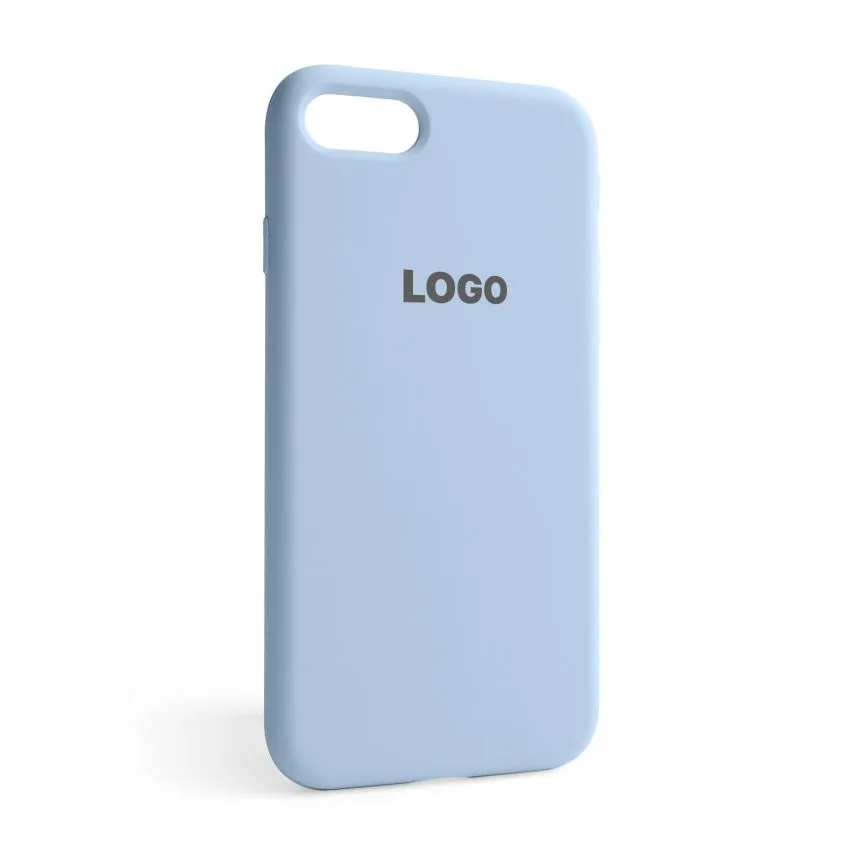 Чохол Silicone Case для Apple силікон блакитний