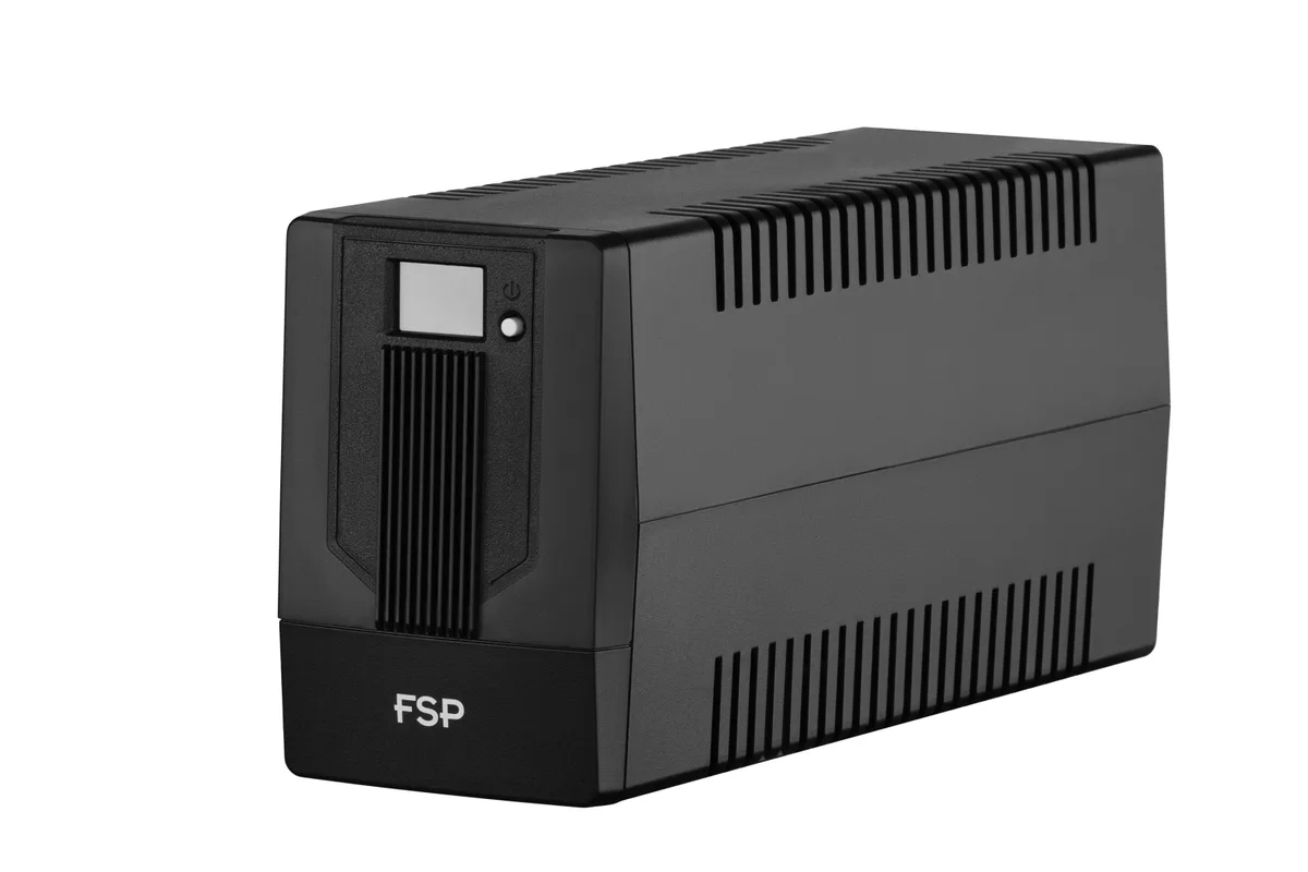 Джерело безперебійного живлення FSP iFP650, 650VA/360W, LCD, USB, 2xSchuko