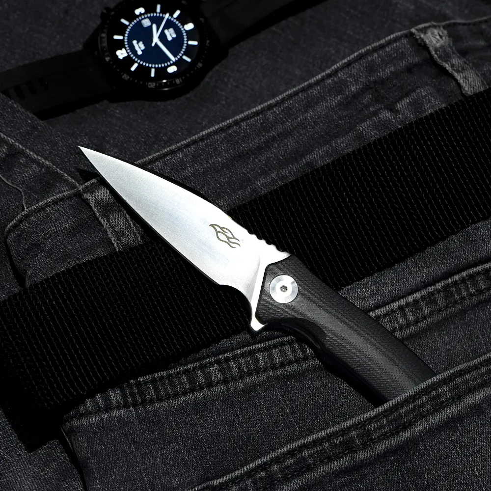Складаний ніж Firebird сталь D2 75 мм чорний G10