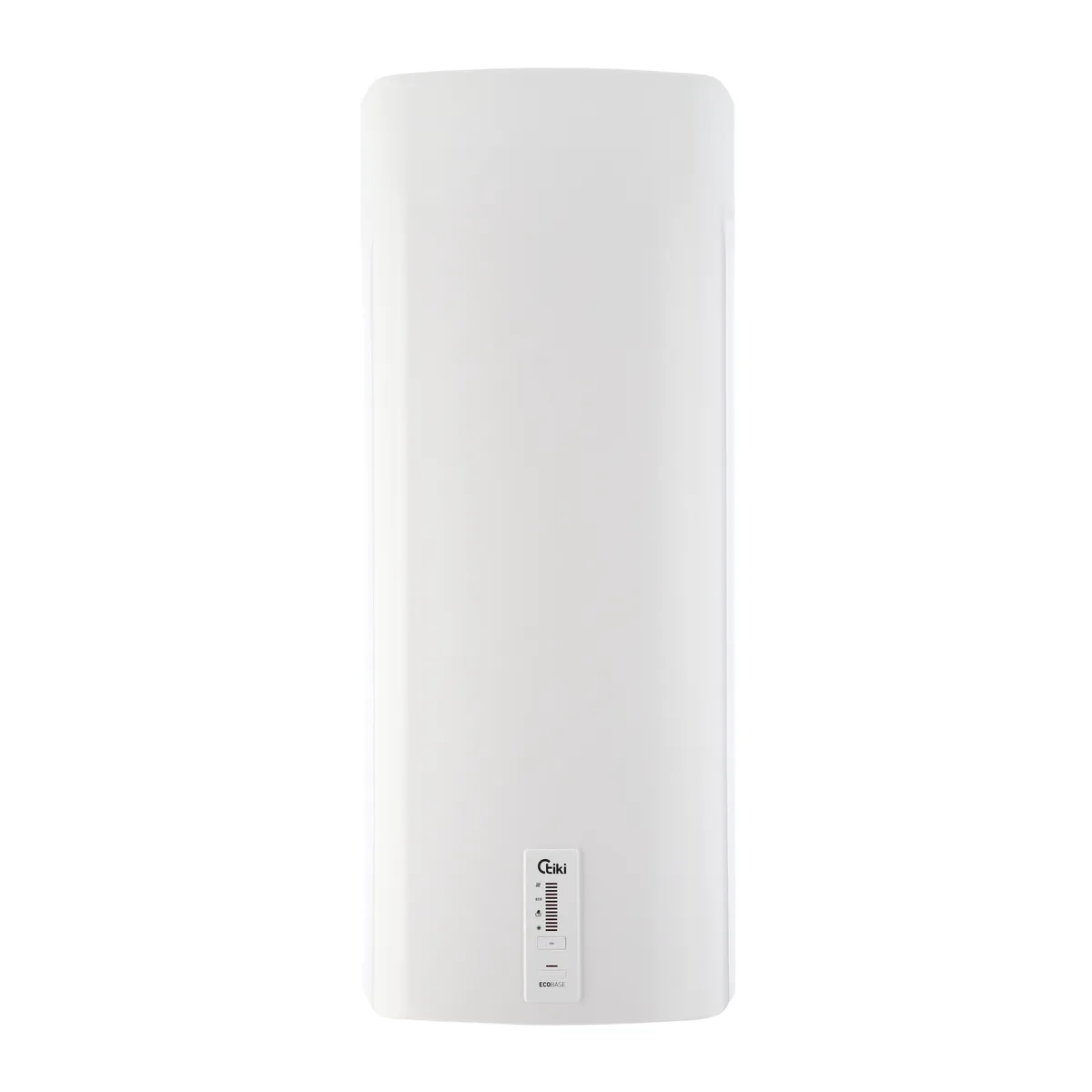 Електричний водонагрівач TIKI Slim SuprSD, 50 л, 2 кВт, з сухим теном, електронне управління, клас C, білий, артикул 700089.