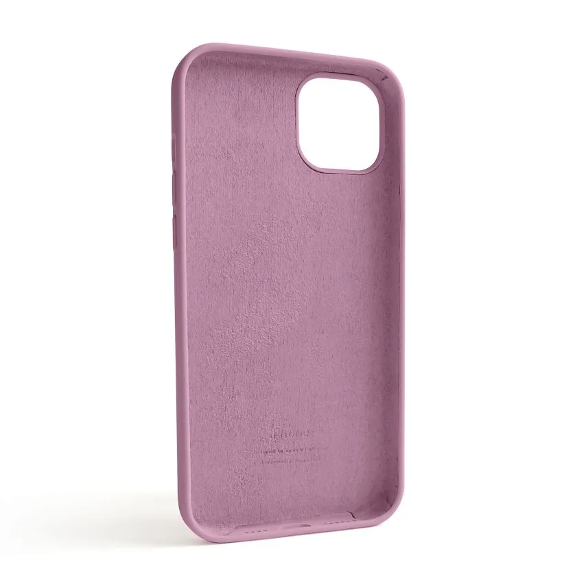 Чохол силіконовий для Apple iPhone 14 Plus  бордовий