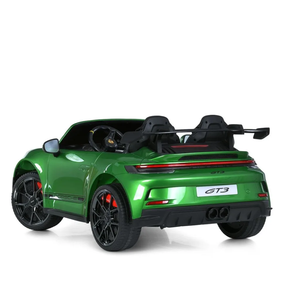 Дитячий електромобіль Bambi 148x38x80 см екокожа чорний 2 мотори 320W