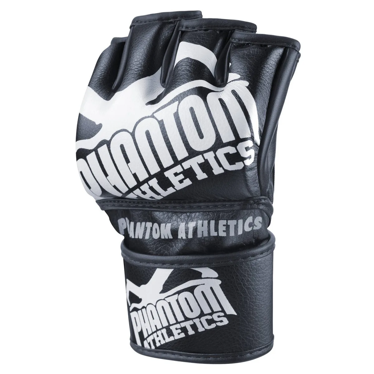 Рукавиці для ММА Phantom штучна шкіра L/XL чорні