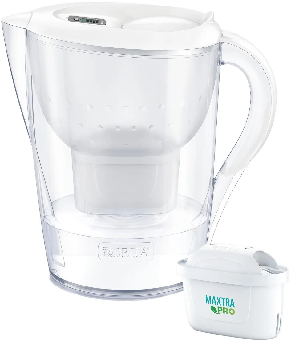 Фільтруючий глечик Brita Marella XL Memo MXPro 3.5л (2л очищеної води) з картриджем, синій.