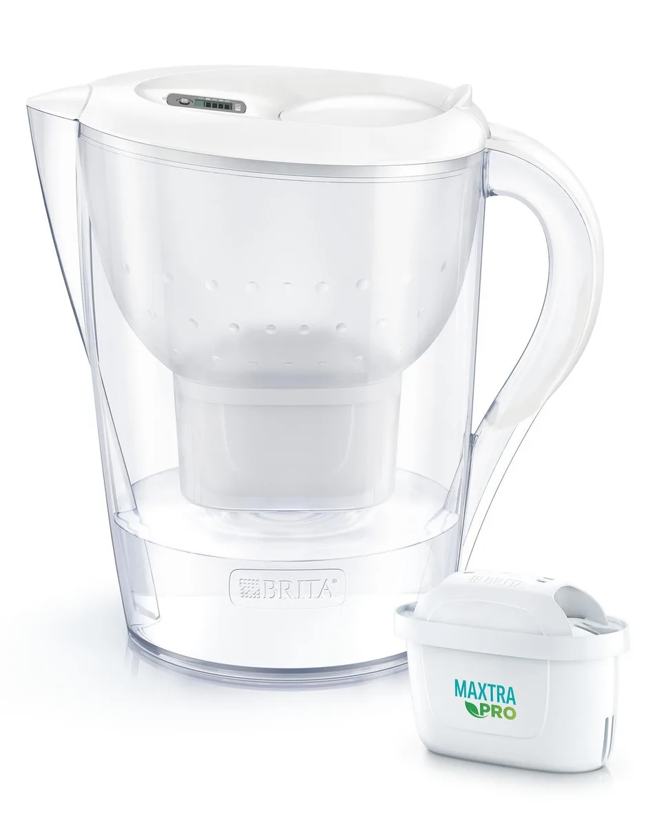 Фільтруючий глечик Brita Marella XL Memo MXPro 3.5л (2л очищеної води) з картриджем, синій.