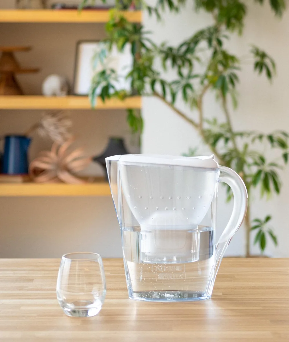 Фільтруючий глечик Brita Marella XL Memo MXPro 3.5л (2л очищеної води) з картриджем, синій.