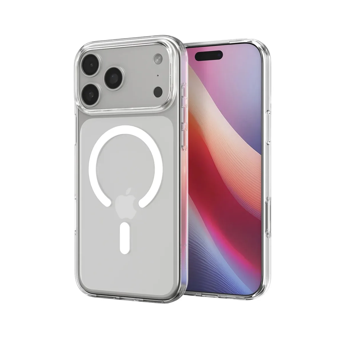 Чохол Spigen для iPhone 17 Pro, Liquid Crystal MagFit, Clear White