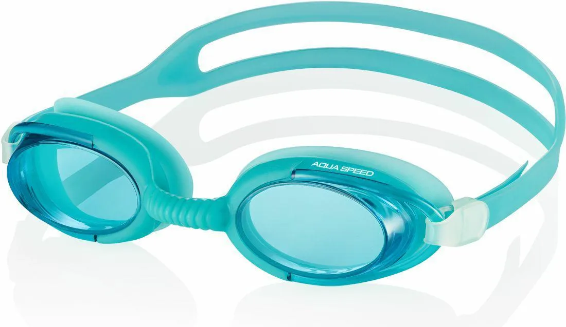 Окуляри для плавання AQUA SPEED силікон OSFM бірюзовий