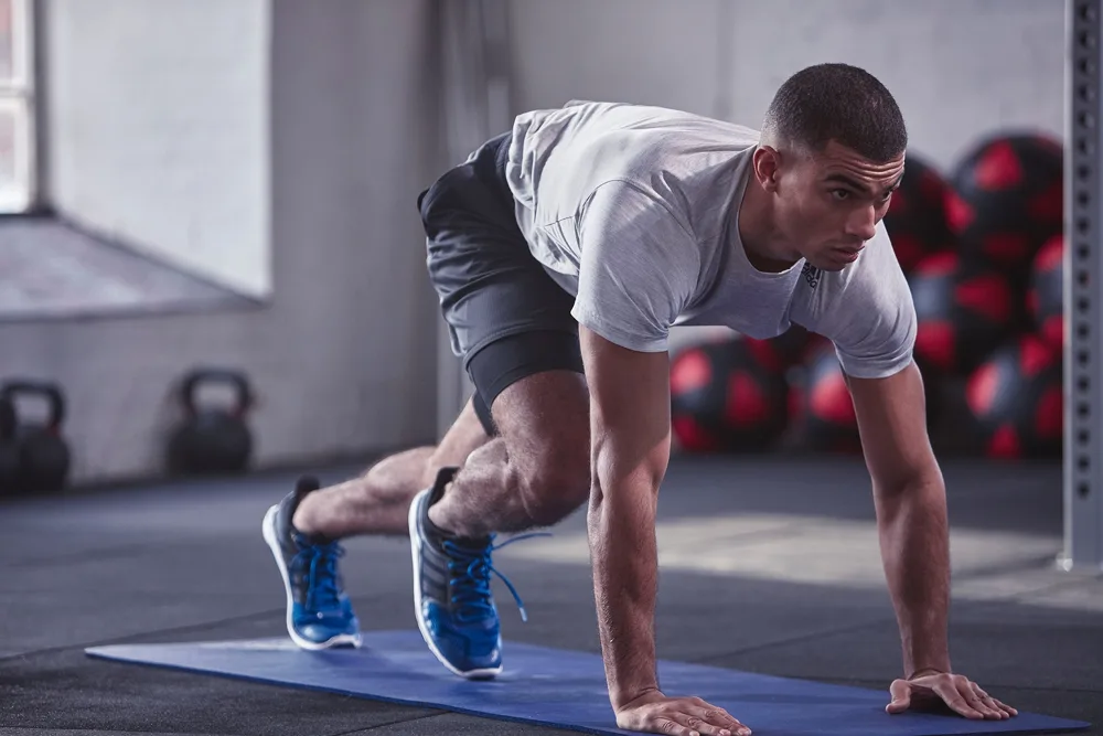 Килимок для фітнесу Adidas NBR 173х61х0,7 см синій