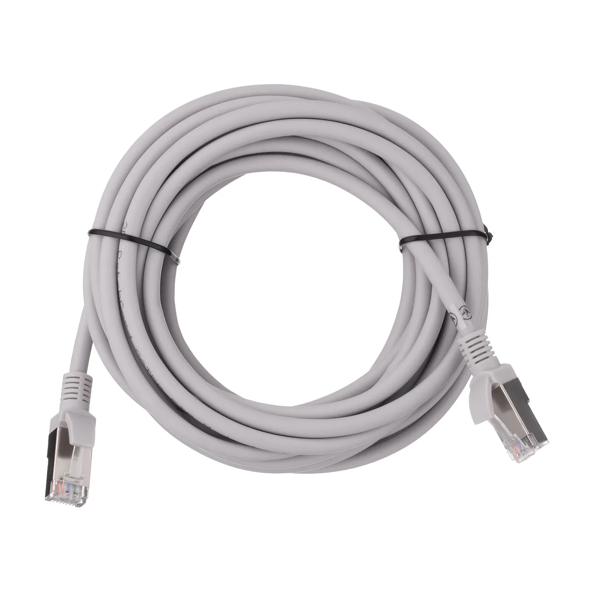 Патч-корд 2E CAT 5e, FTP, 5м, 26AWG, RJ45, 7/0.16, Cu, LSZH, серый.
