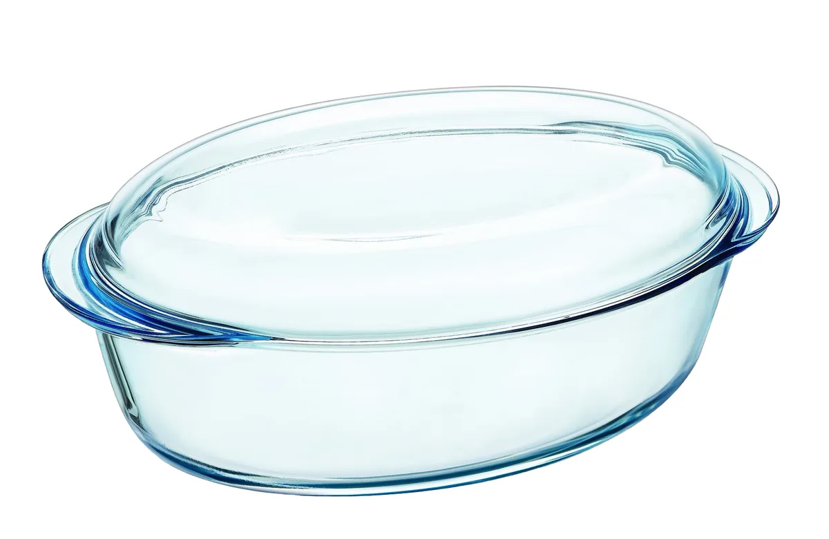 Каструля з кришкою Pyrex боросилікатне скло 33х20 см 4,1 л