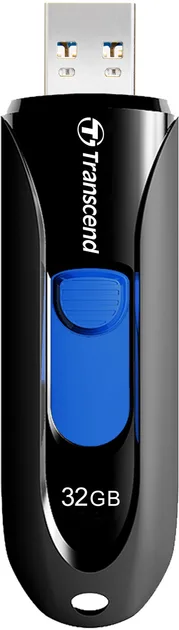 Накопичувач Transcend пластик 32GB Чорний USB 3.1