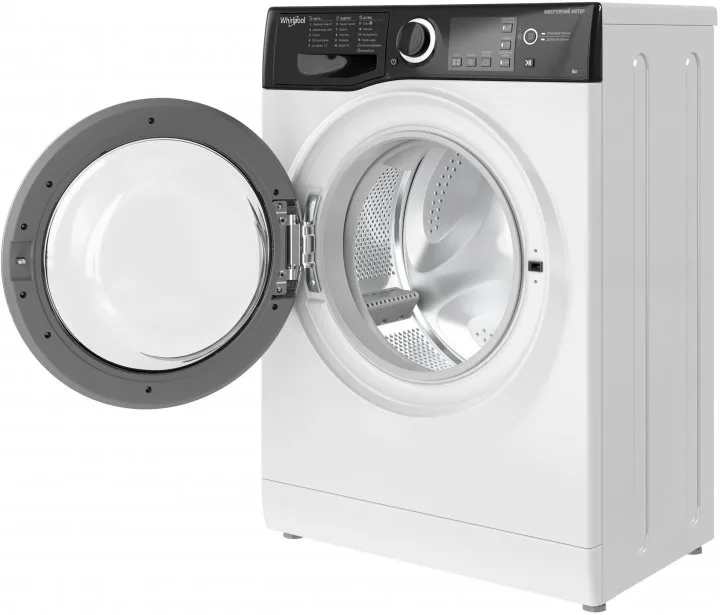 Фронтальна пральна машина Whirlpool, 6 кг, 1200 об/хв, клас енергоефективності A+++, 43 см, з дисплеєм, інверторним двигуном, чорн