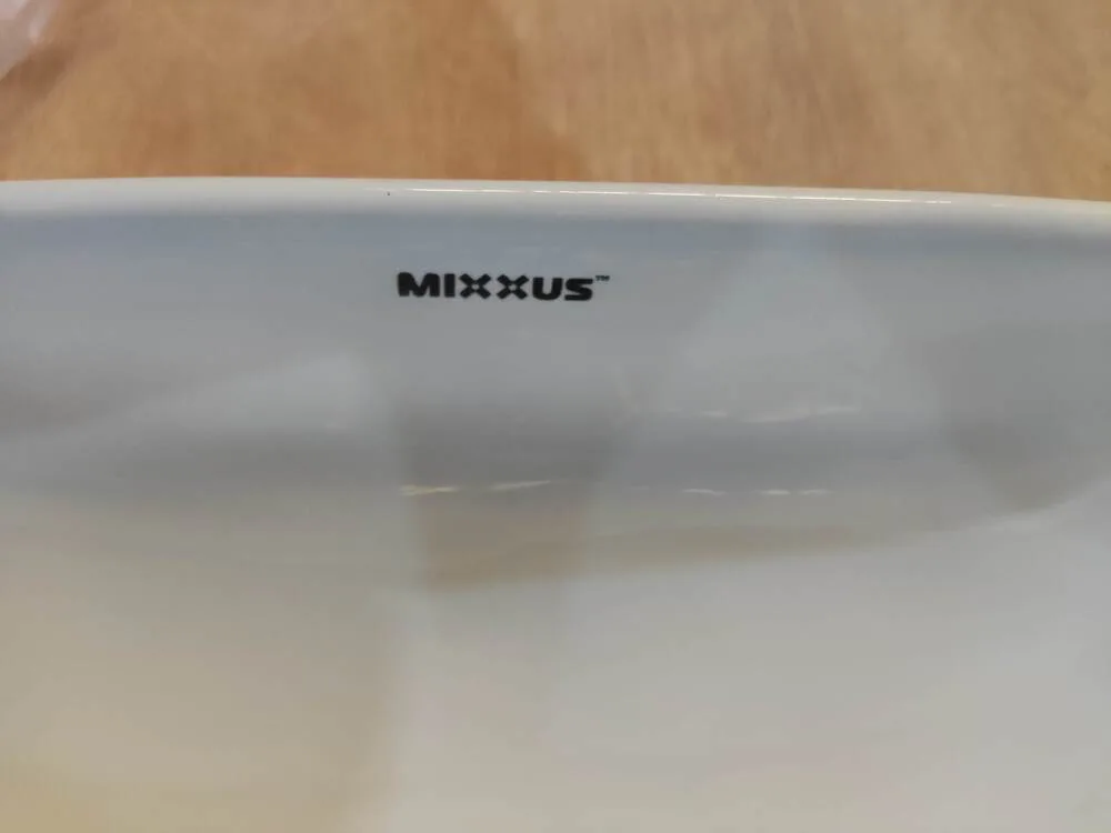 Раковина накладна MIXXUS PREMIUM керамічна 360х250х115 мм біла