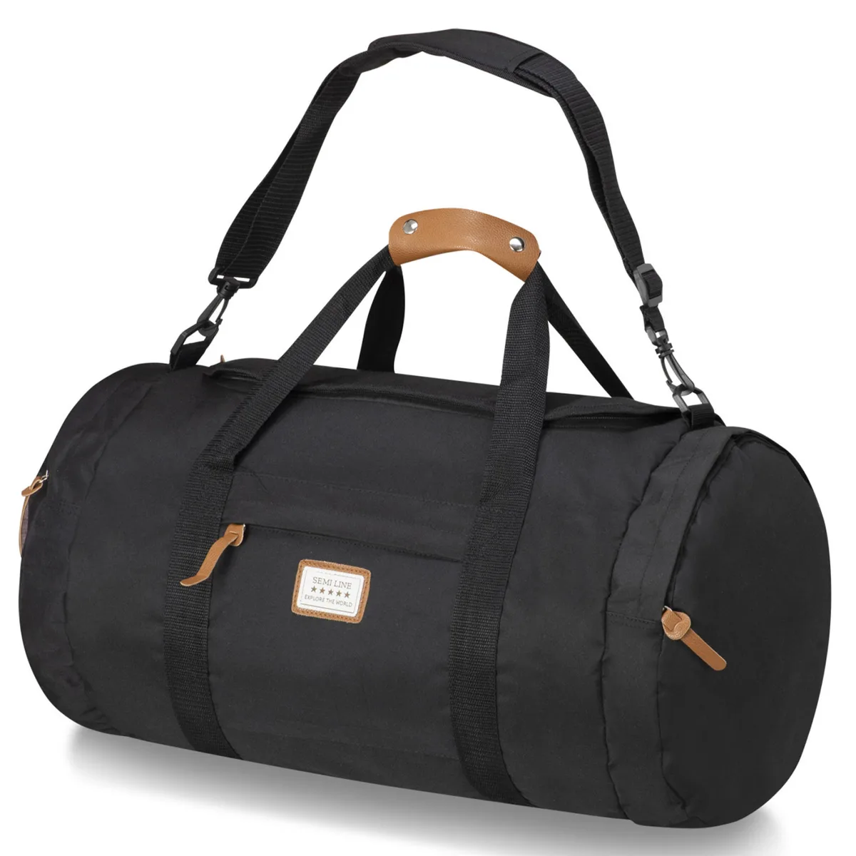 Дорожная сумка 600D Polyester 49 л Черная