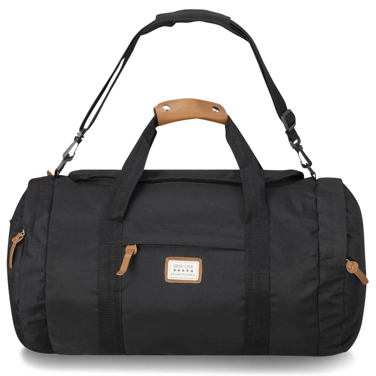 Дорожная сумка 600D Polyester 49 л Черная