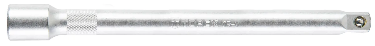 Подовжувач TOPEX 1/2" CrV 250мм для важкодоступних місць підвищення крутного моменту пряма насадка