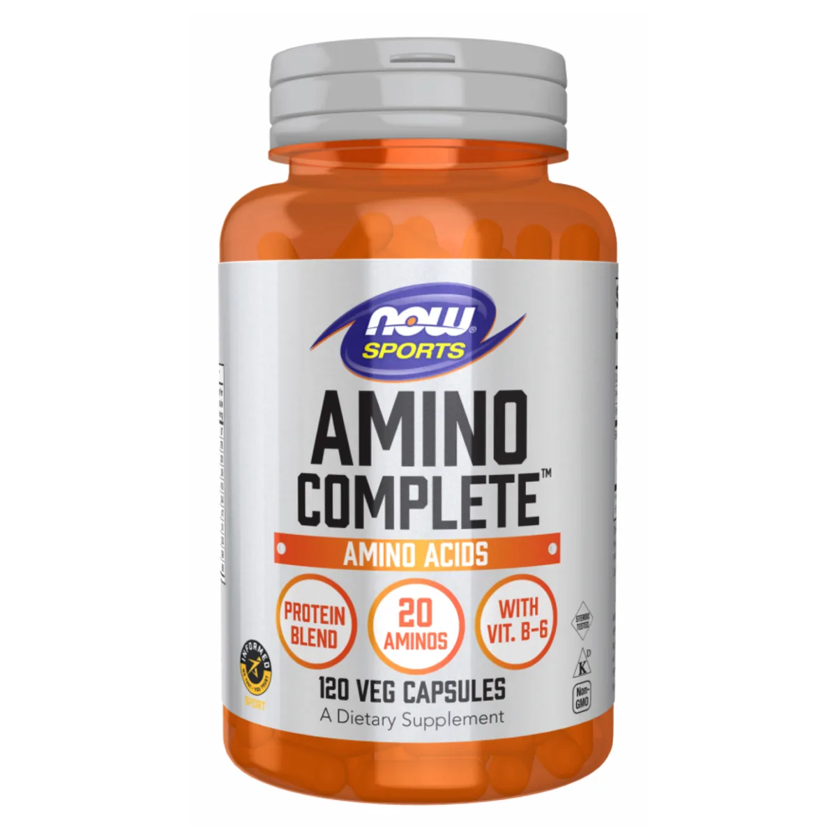 Amino Complete Now Foods аминокислоты 120 капсул с витамином B-6